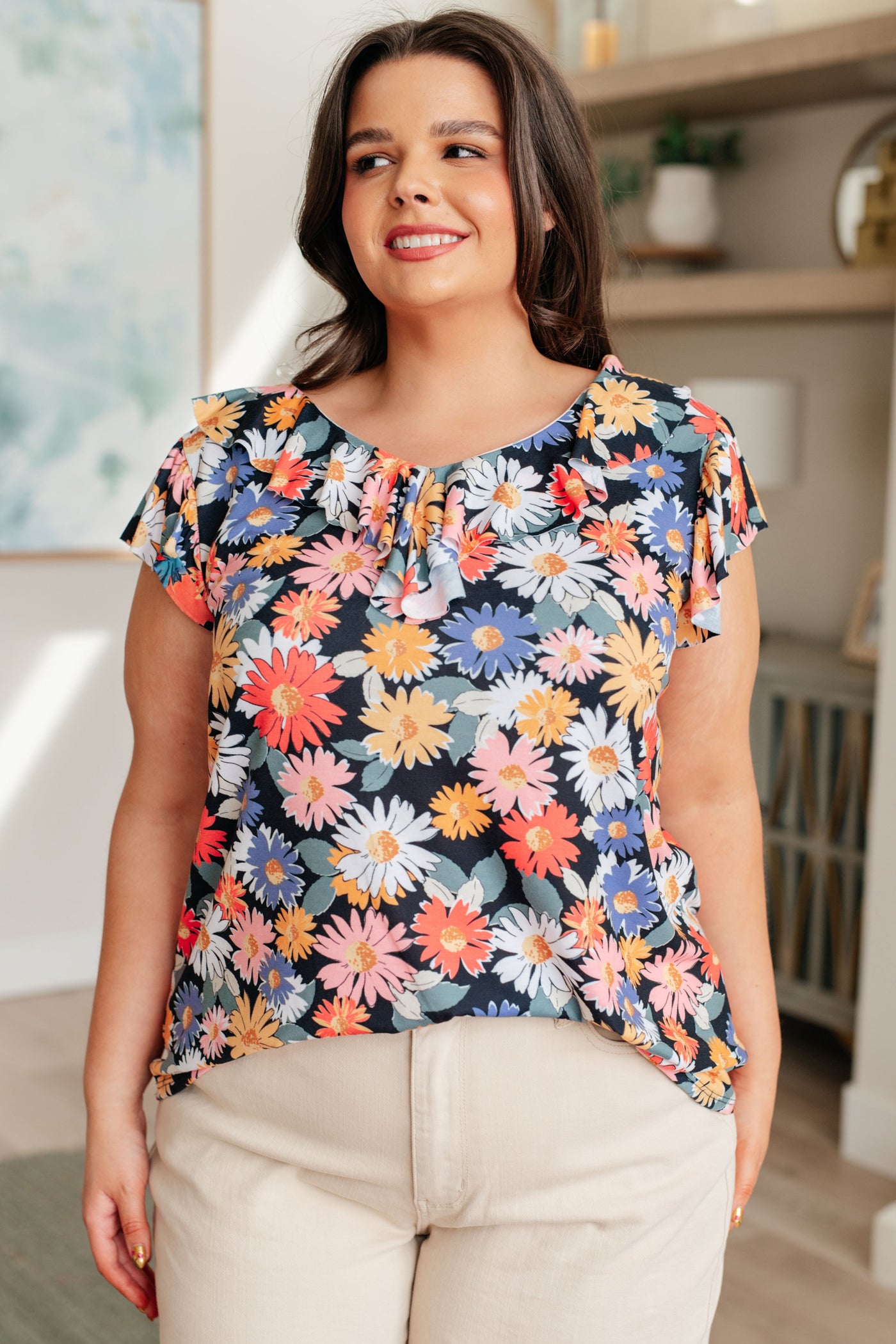 Flower Power Floral Top