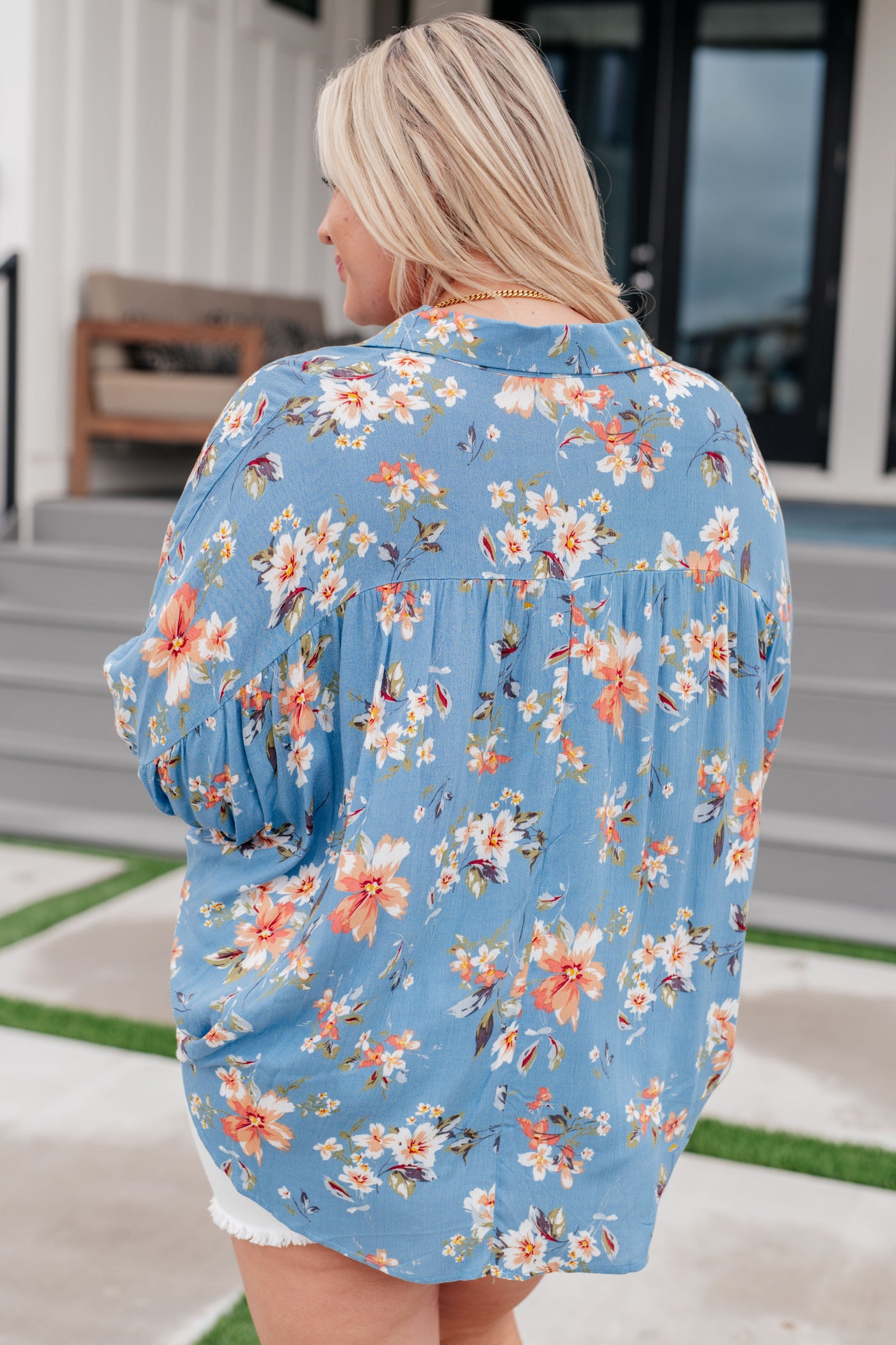 Lanikai Floral Button Down