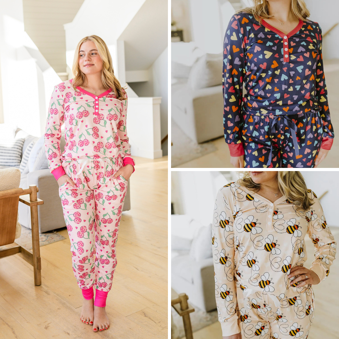 PREORDER: Long Sleeve Pajama Set in Assorted Prints