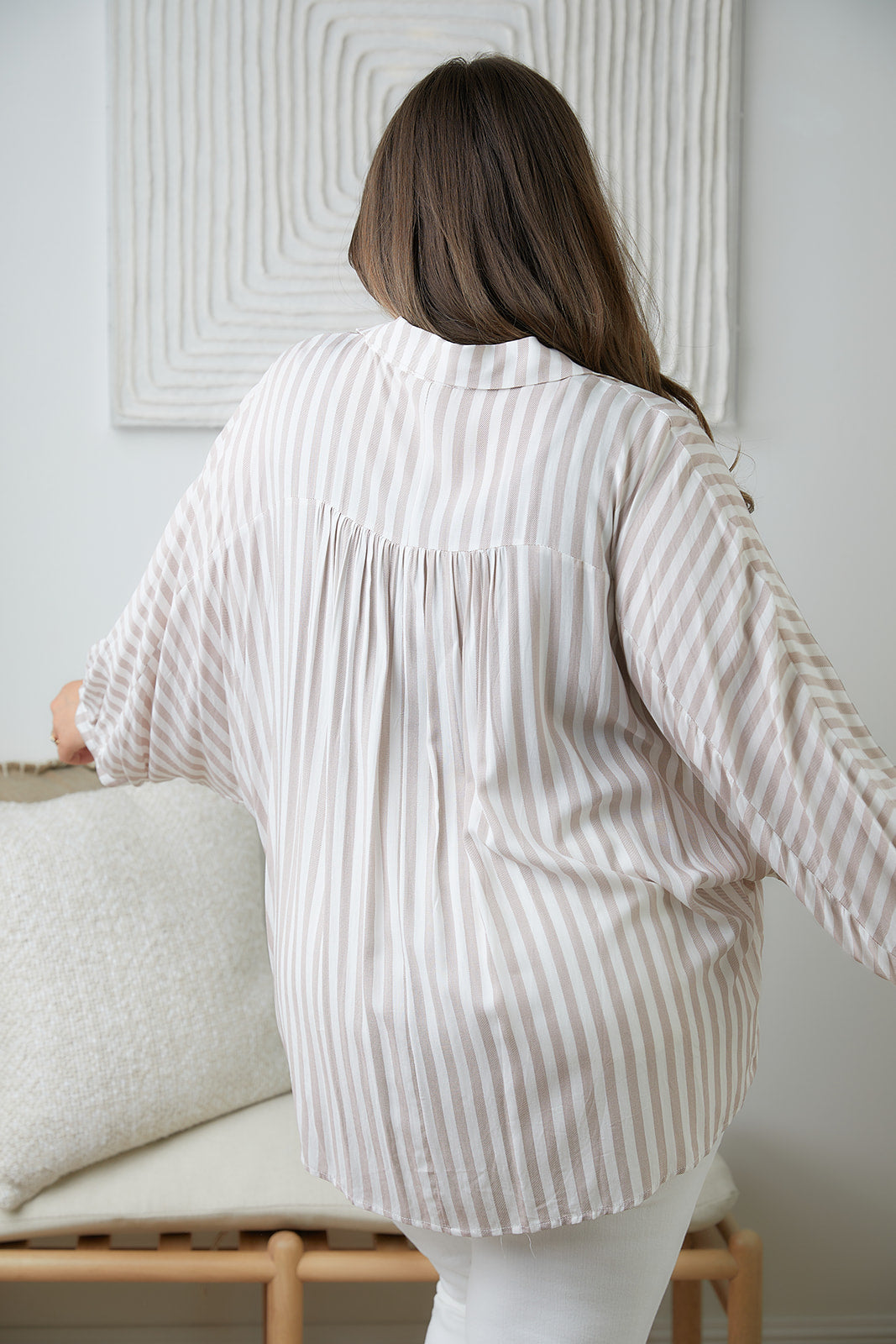 High Standards Striped Button Down