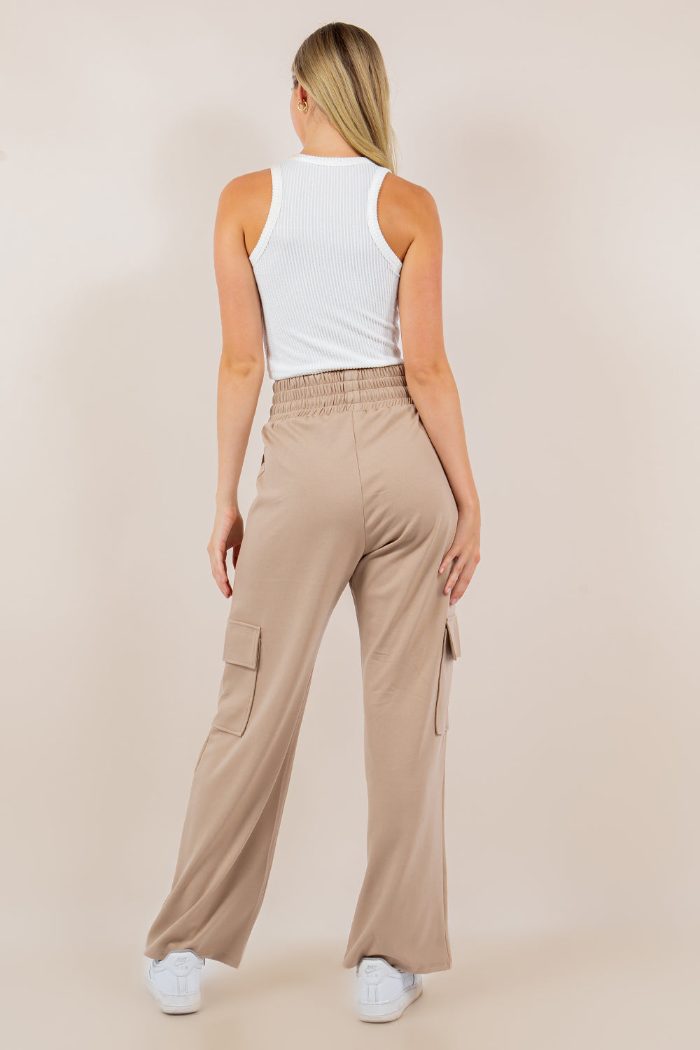 PREORDER: Ponte Stretch Cargo Pants In Five Colors