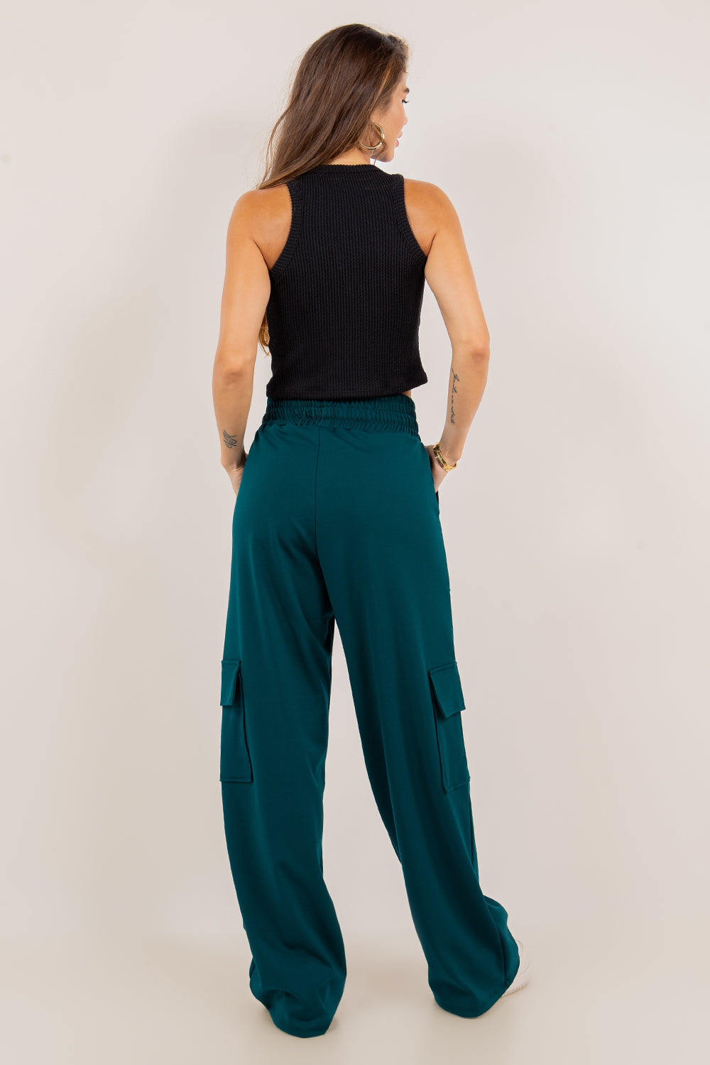 PREORDER: Ponte Stretch Cargo Pants In Five Colors