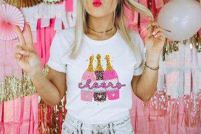 PREORDER: Leopard Cheers Graphic Tee