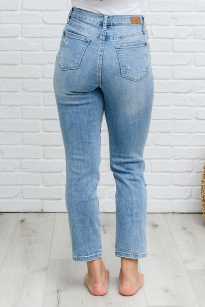 Florence High Waist Destroyed Boyfriend Jeans