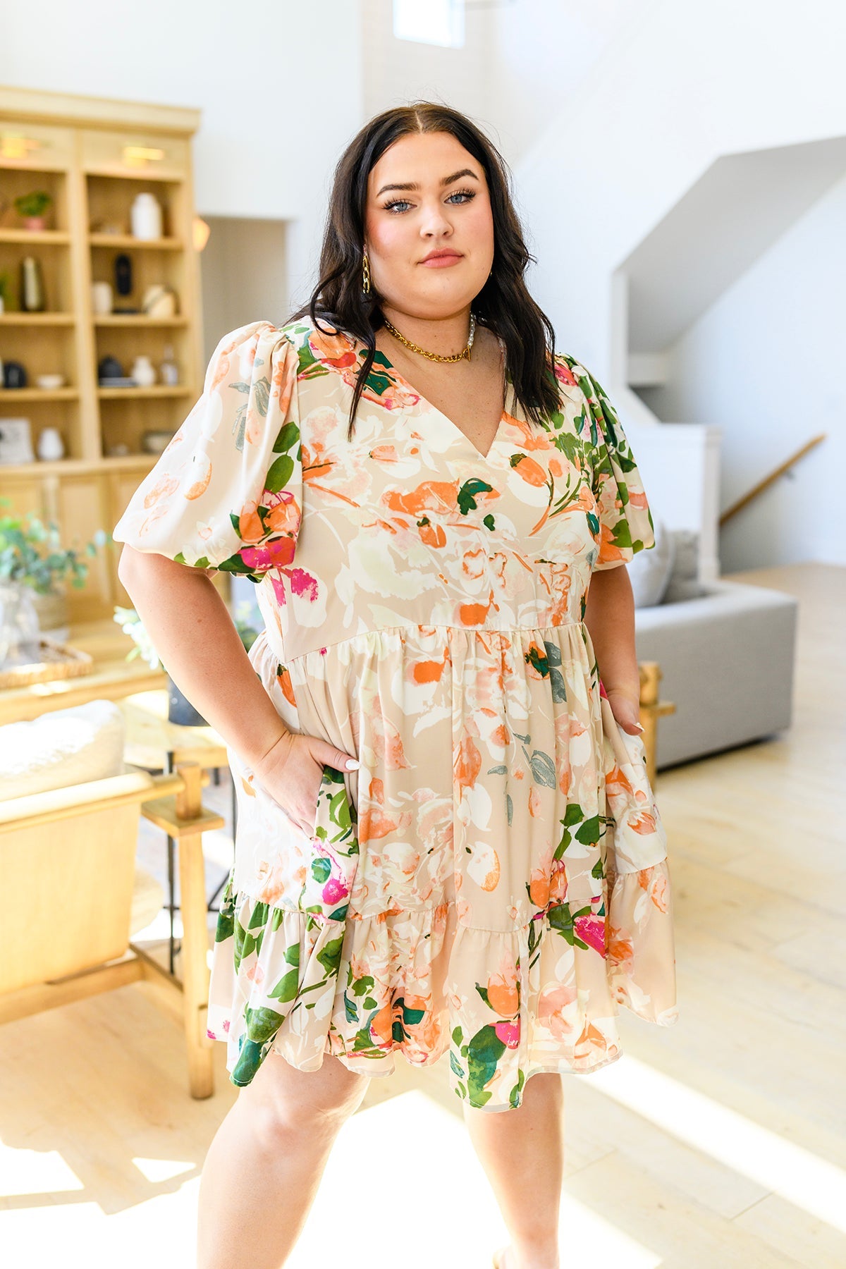 Delightful Surprise Floral Dress