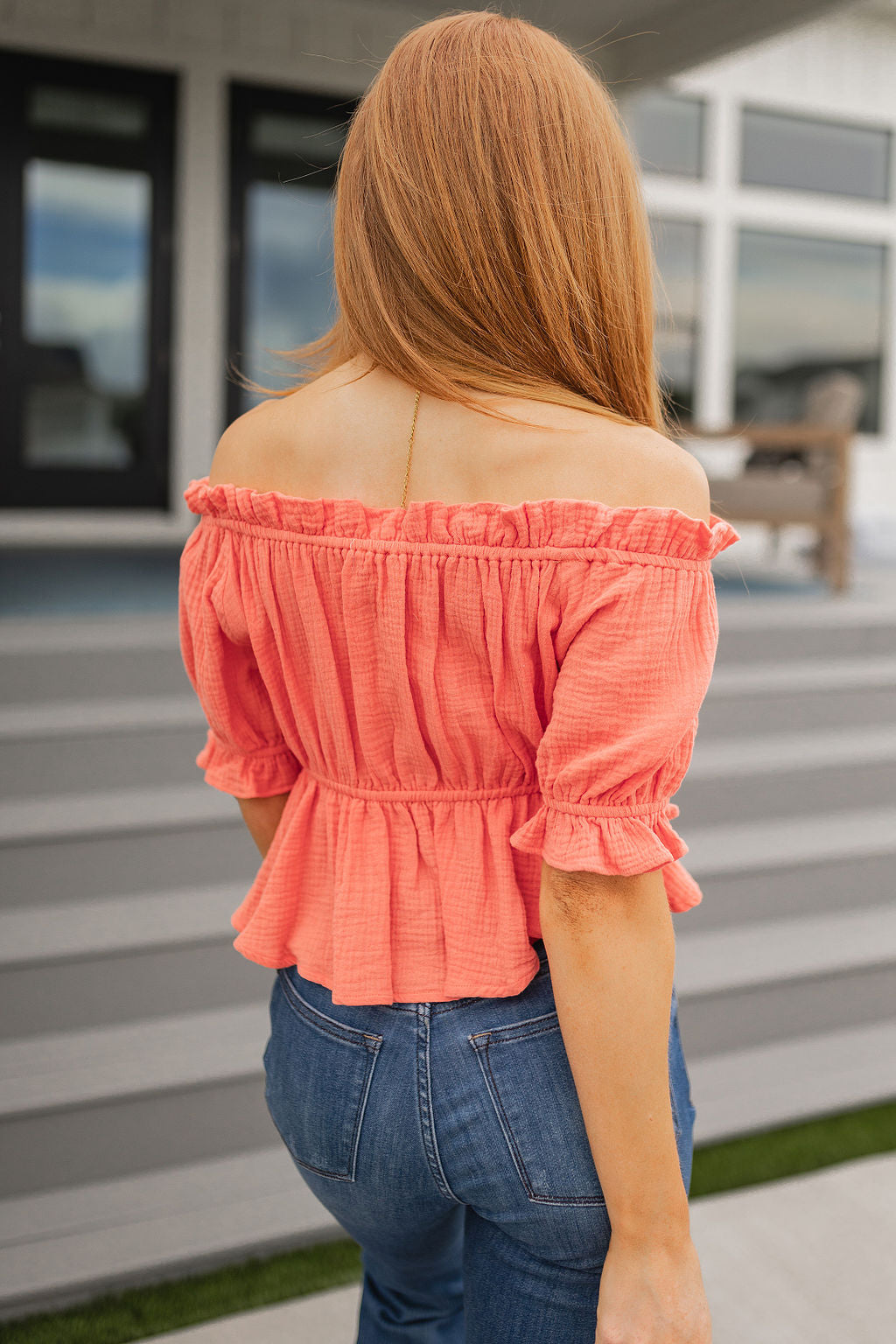 Don't Be Shy Off the Shoulder Blouse