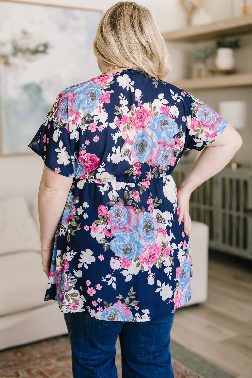 Hello Hummingbird Floral Top