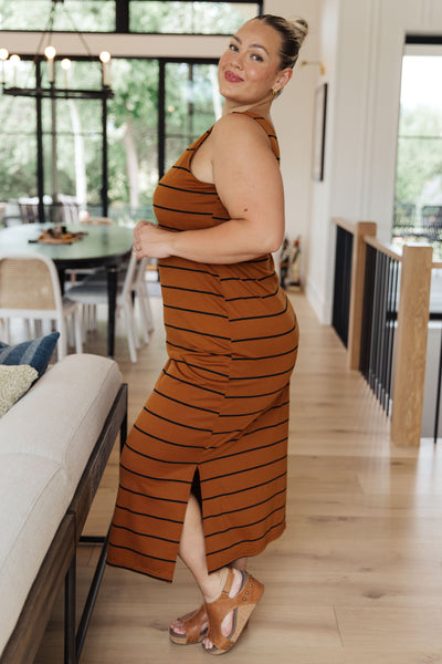 Keep it Casual Striped Maxi Dress