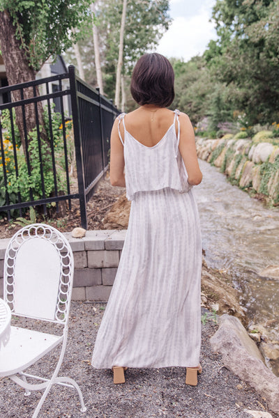 No More Grey Skies Maxi Dress