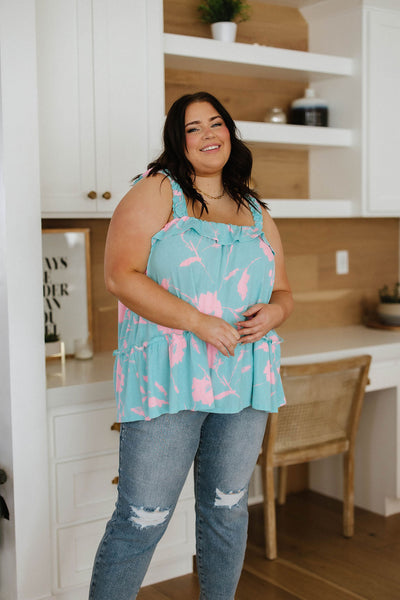 Pretty Appealing Ruffle Detail Tank