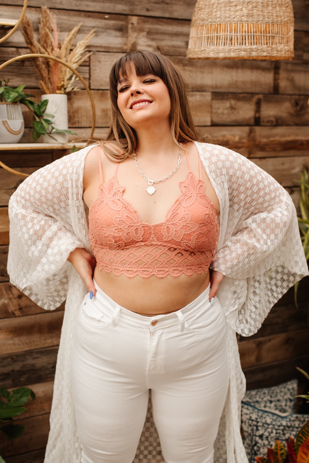 So This is Love Bralette in Coral Haze