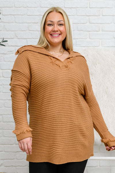 Travel Far & Wide Sweater in Taupe