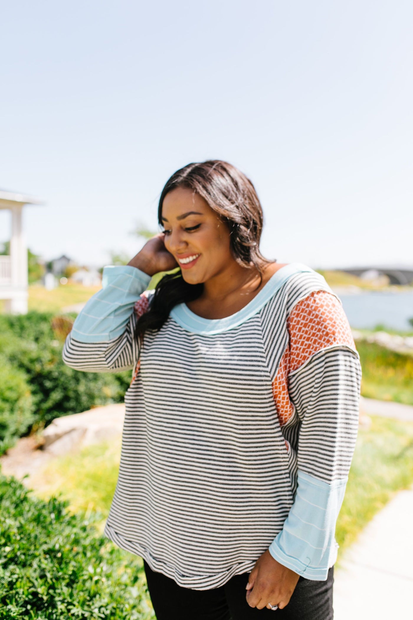 Trendsetter Striped Top