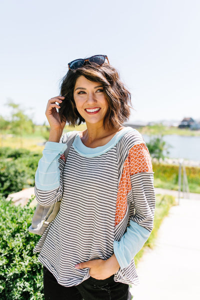 Trendsetter Striped Top