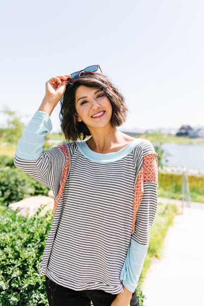 Trendsetter Striped Top