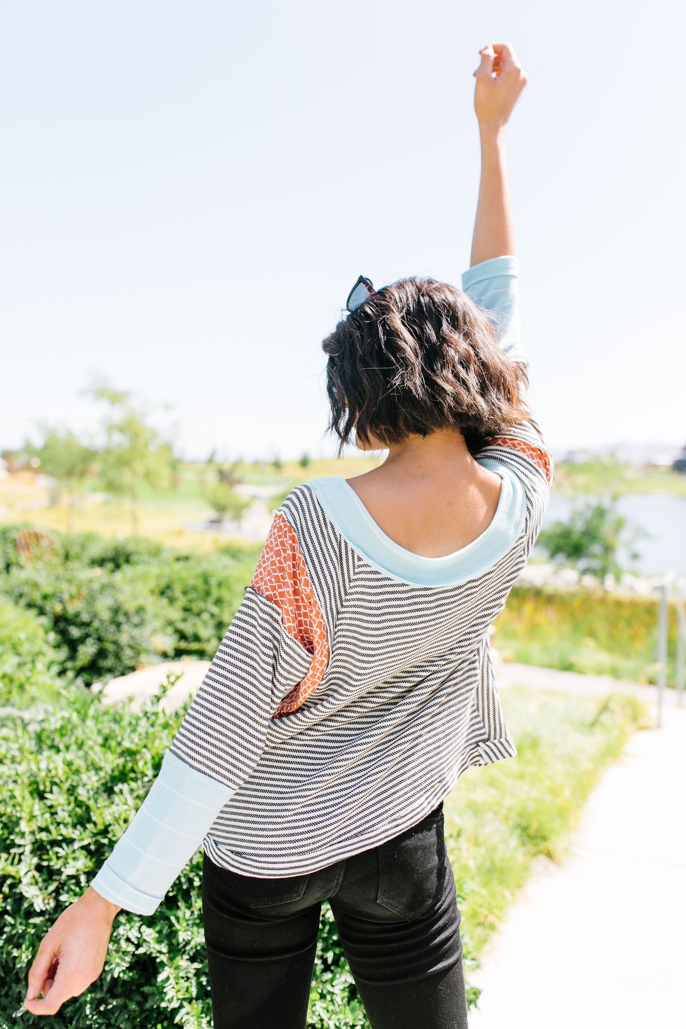 Trendsetter Striped Top