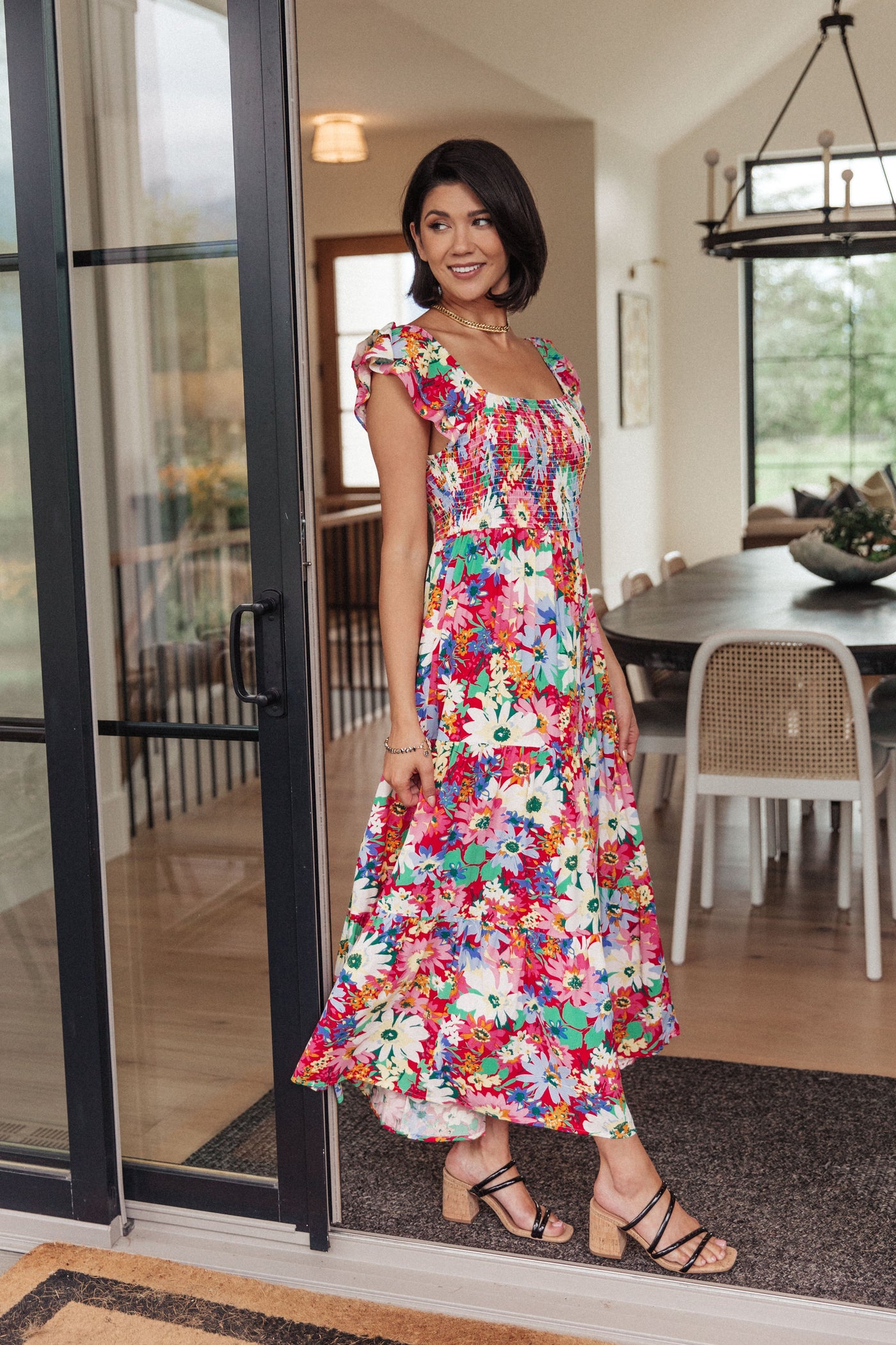 Walk in the Flowers Maxi Dress