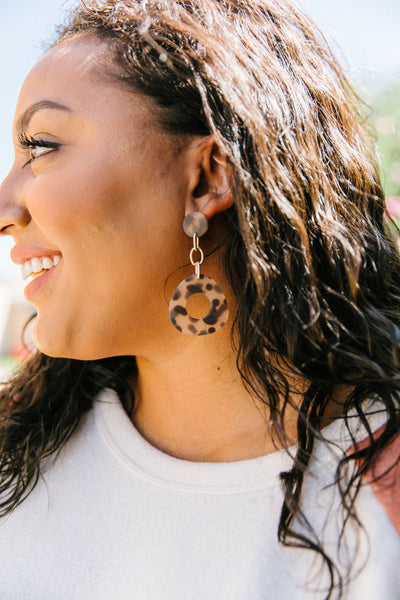 Better Than Donuts Tortoise Earrings