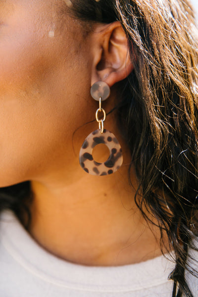 Better Than Donuts Tortoise Earrings