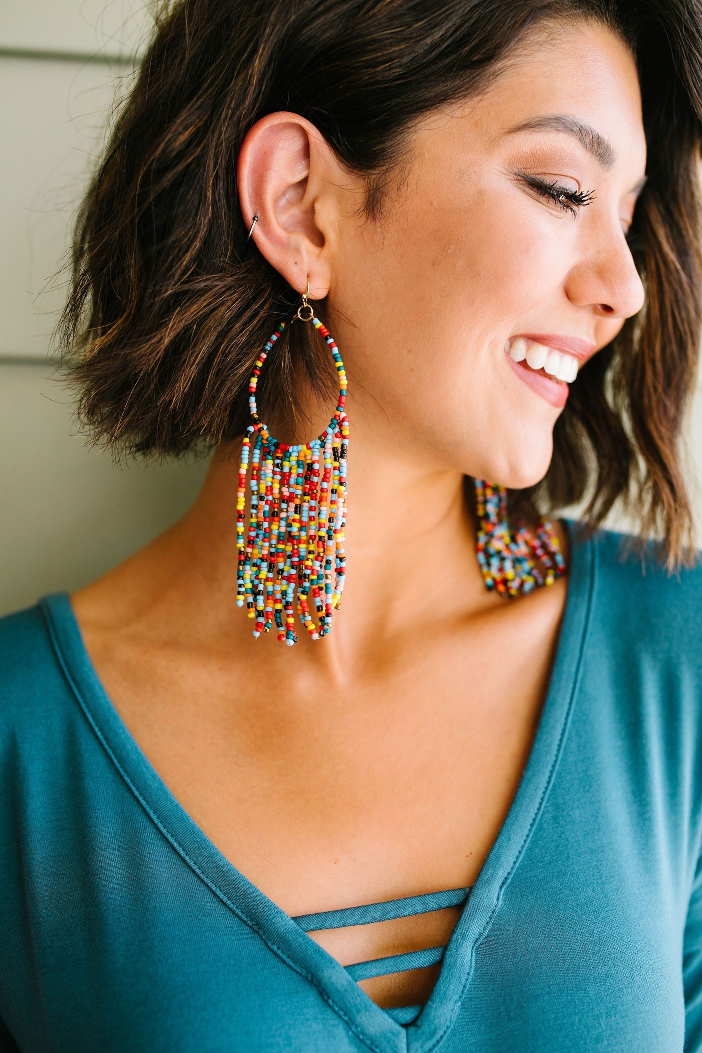 Confetti Beaded Earrings