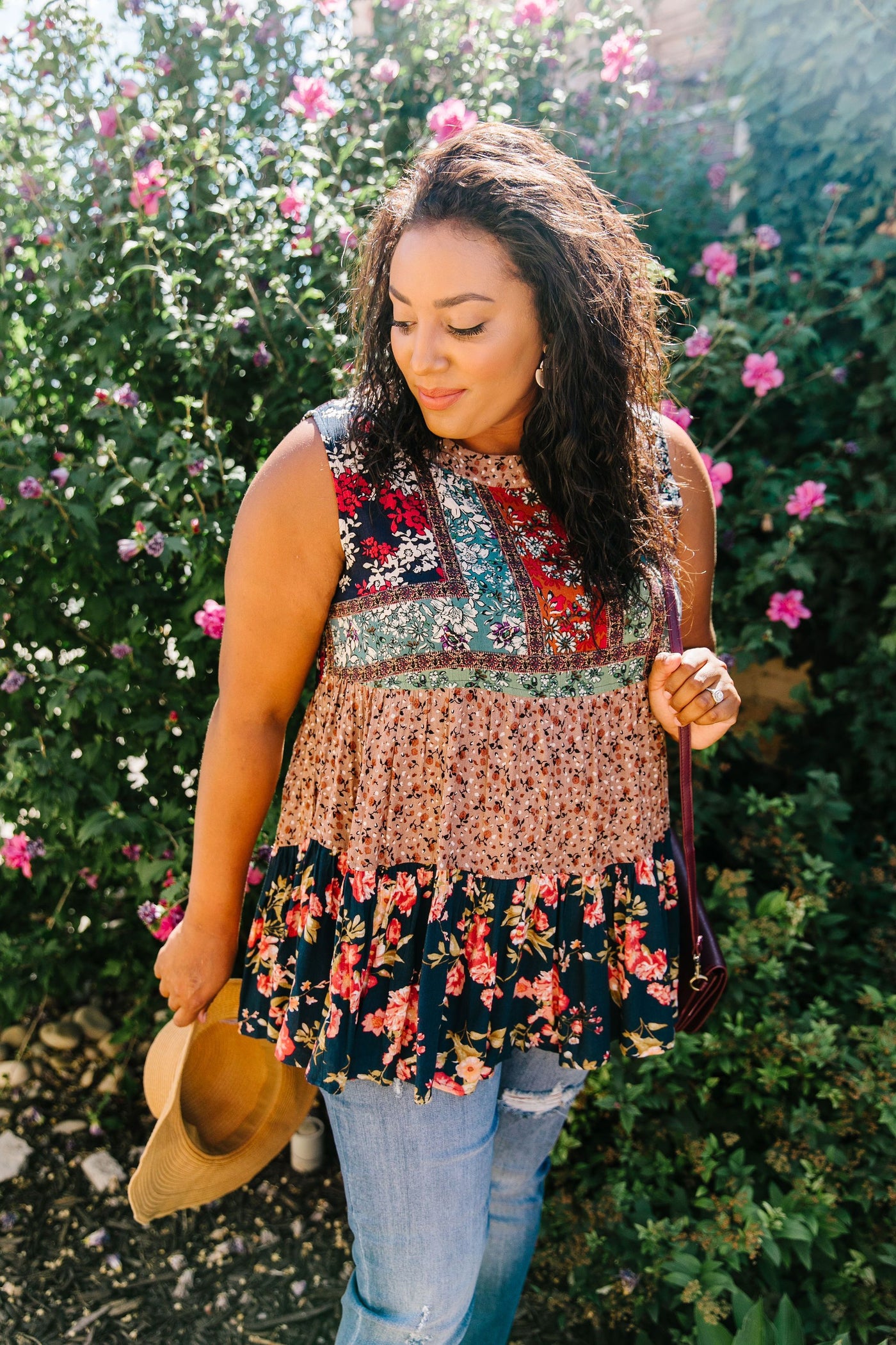 Fall Floral Fantasy Tank