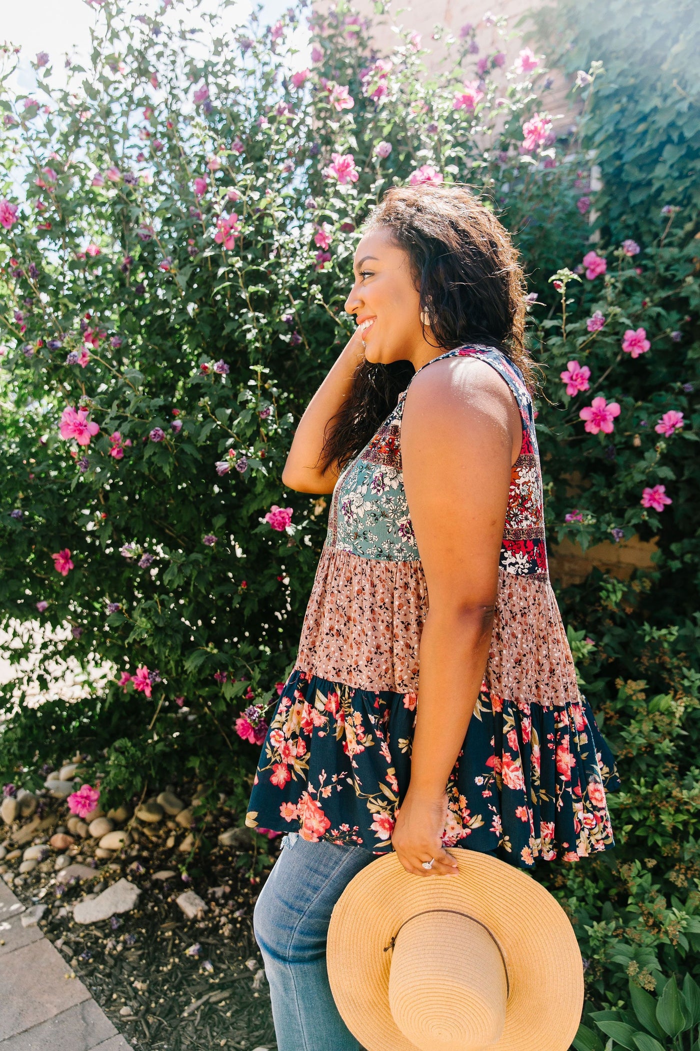 Fall Floral Fantasy Tank