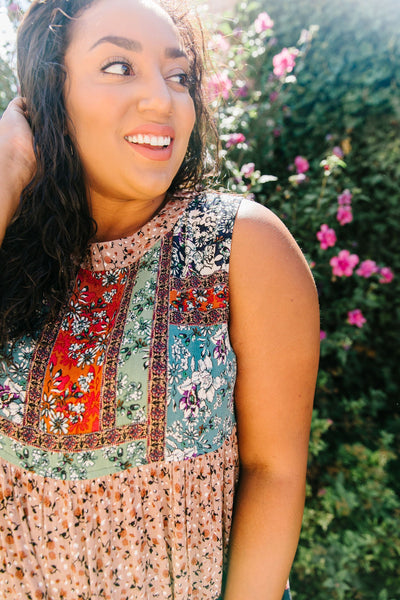 Fall Floral Fantasy Tank