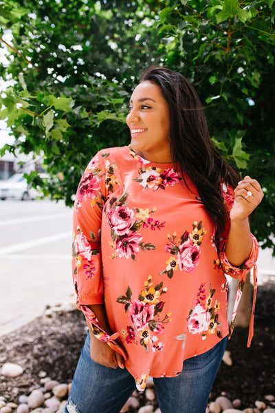 Ginger Fall Floral Blouse