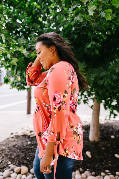 Ginger Fall Floral Blouse