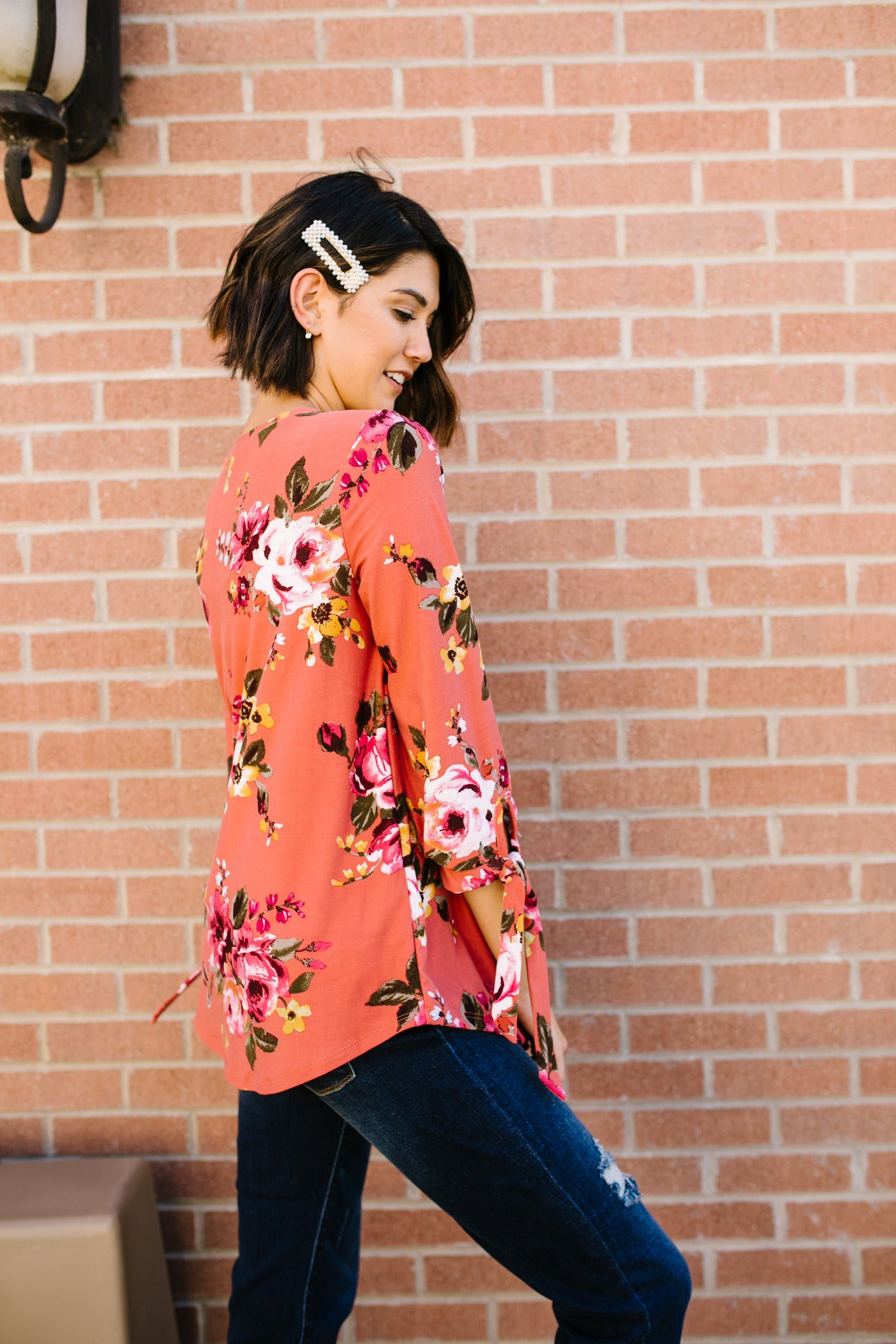 Ginger Fall Floral Blouse