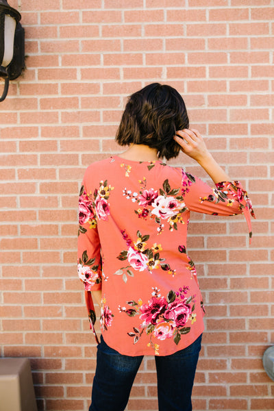 Ginger Fall Floral Blouse