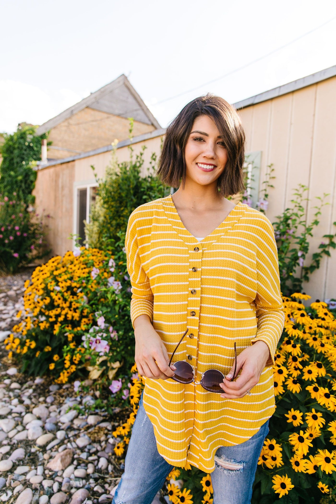 Good As Gold Striped Top