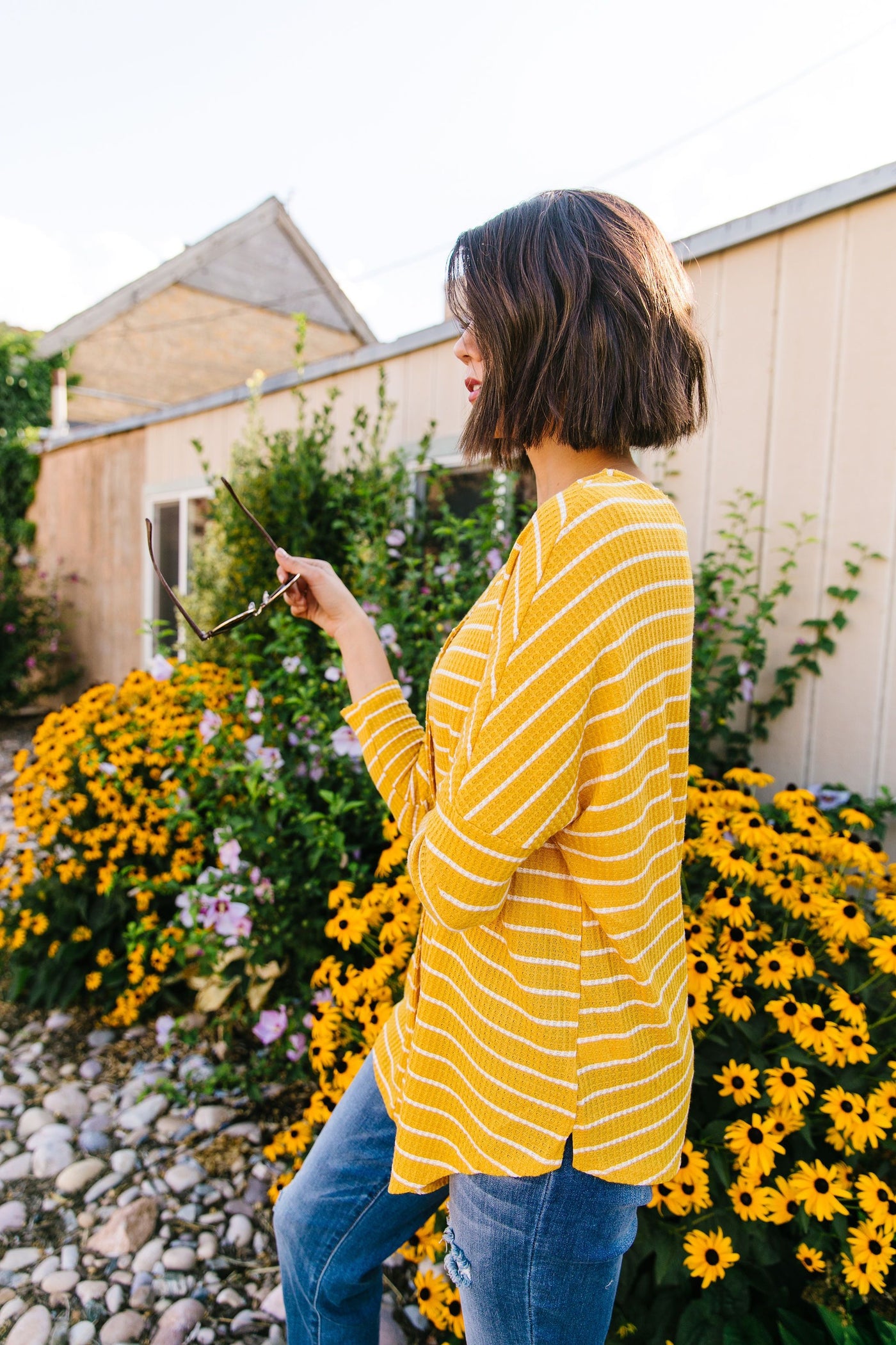 Good As Gold Striped Top