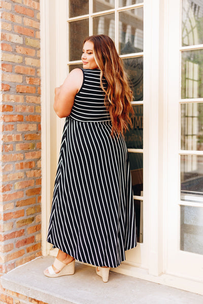 Have It Both Ways Striped Dress