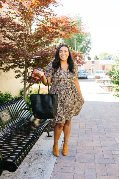 Hot Spot Leopard Print Dress