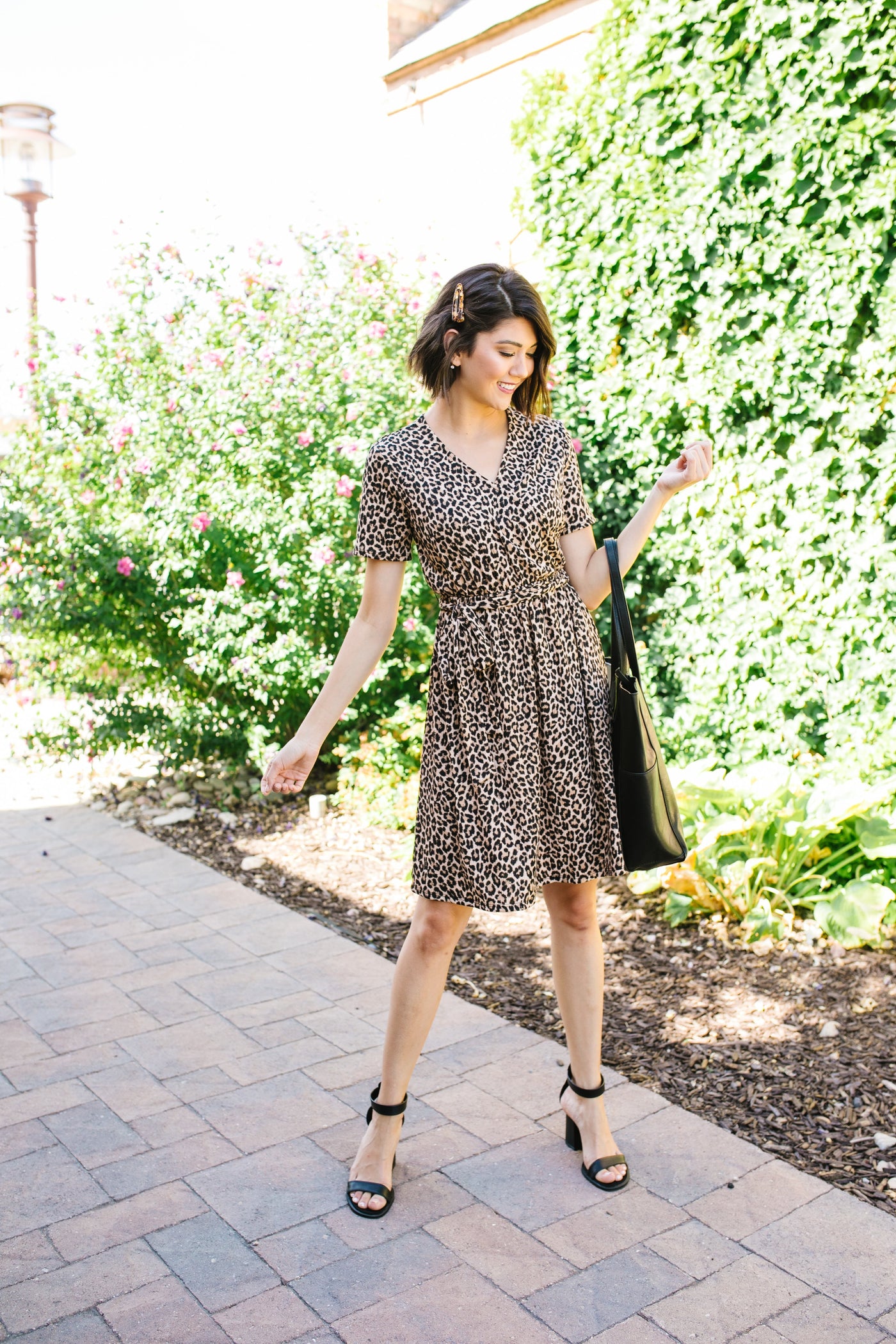 Hot Spot Leopard Print Dress