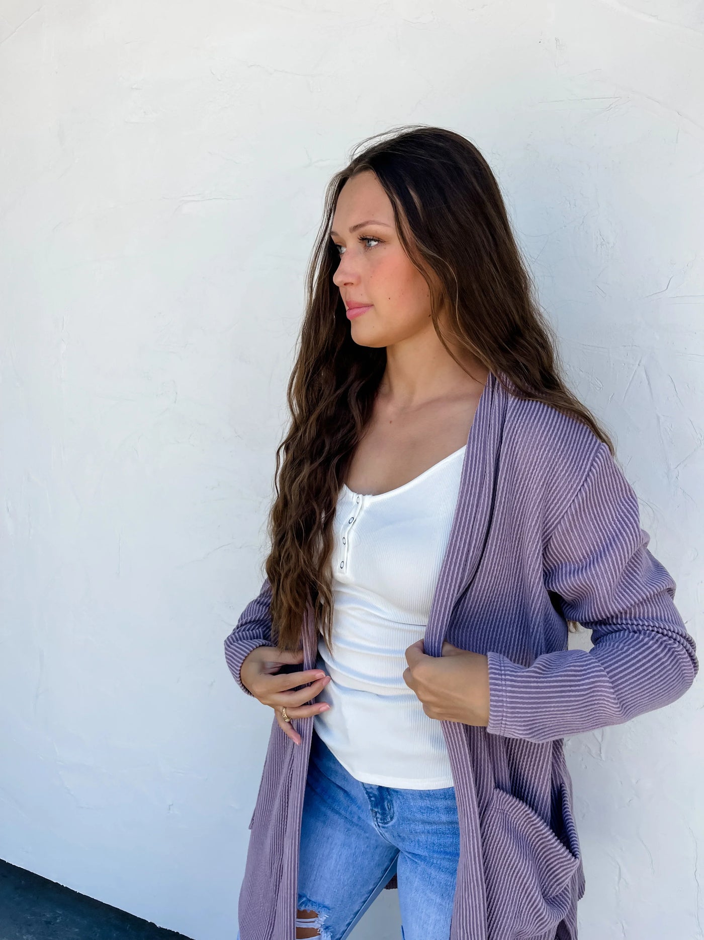 PREORDER: Reese Ribbed Cardigan in Seven Colors