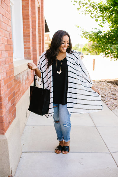 Knit Perfect Striped Cardigan