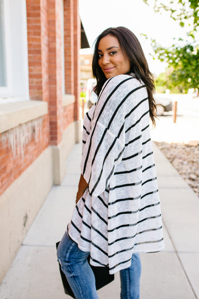 Knit Perfect Striped Cardigan