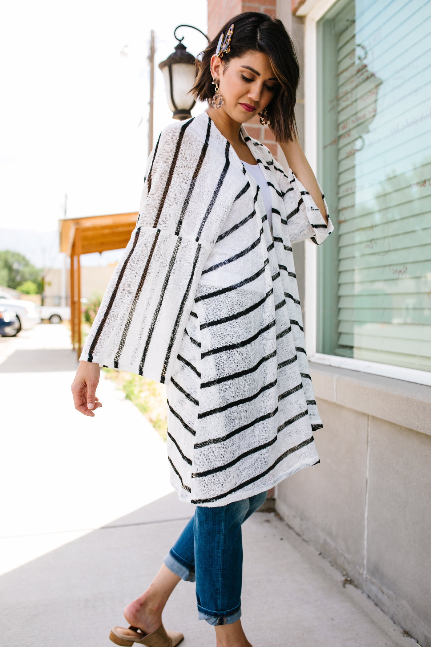 Knit Perfect Striped Cardigan