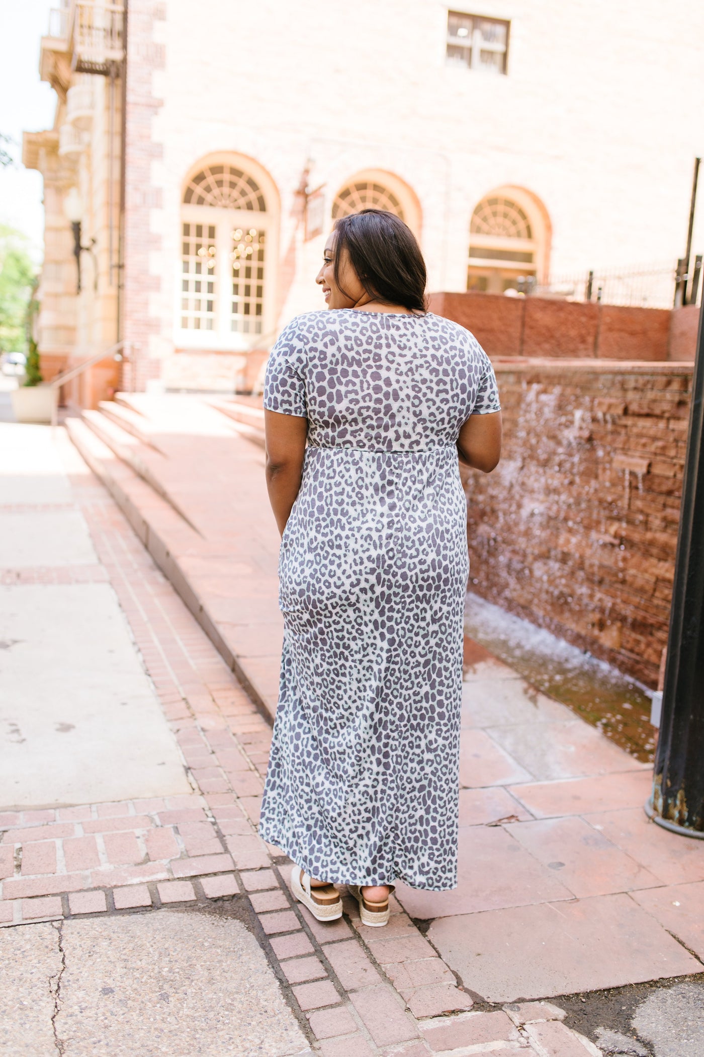 Minty Leopard Print Maxi