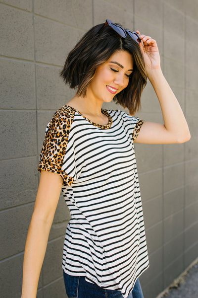 Stripes + Spots Tee