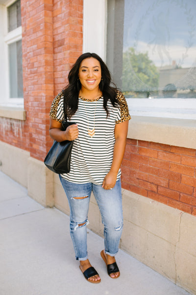 Stripes + Spots Tee