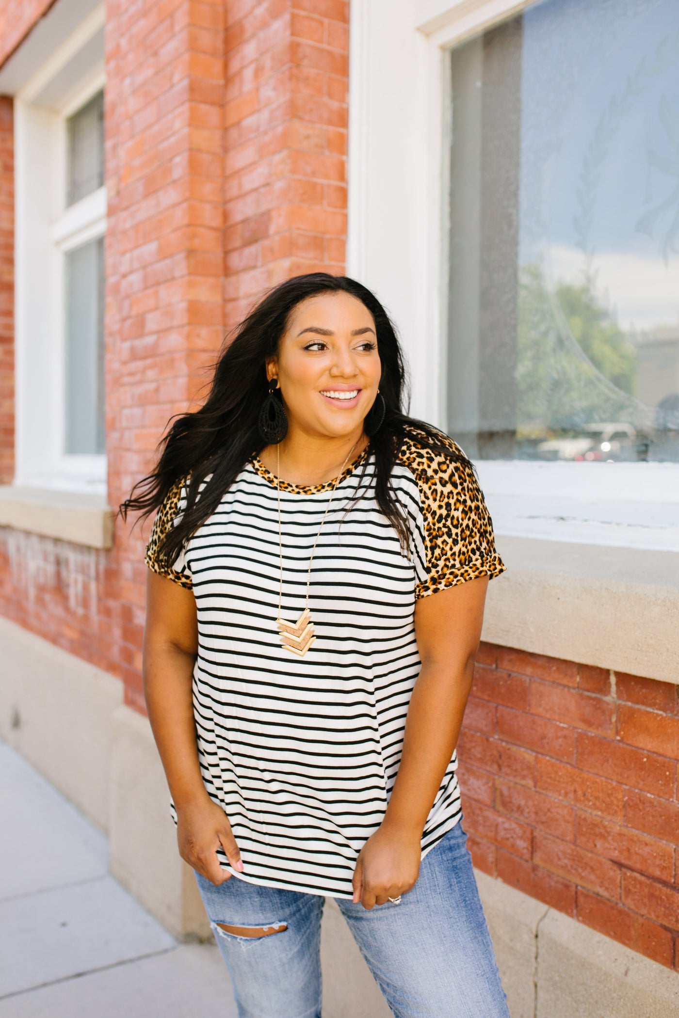 Stripes + Spots Tee