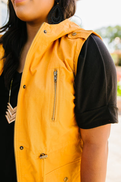 Sunny Outlook Hooded Vest