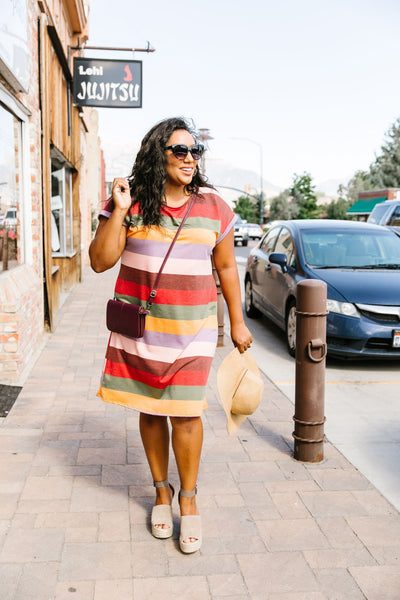 Take The Season By Storm T-Shirt Dress